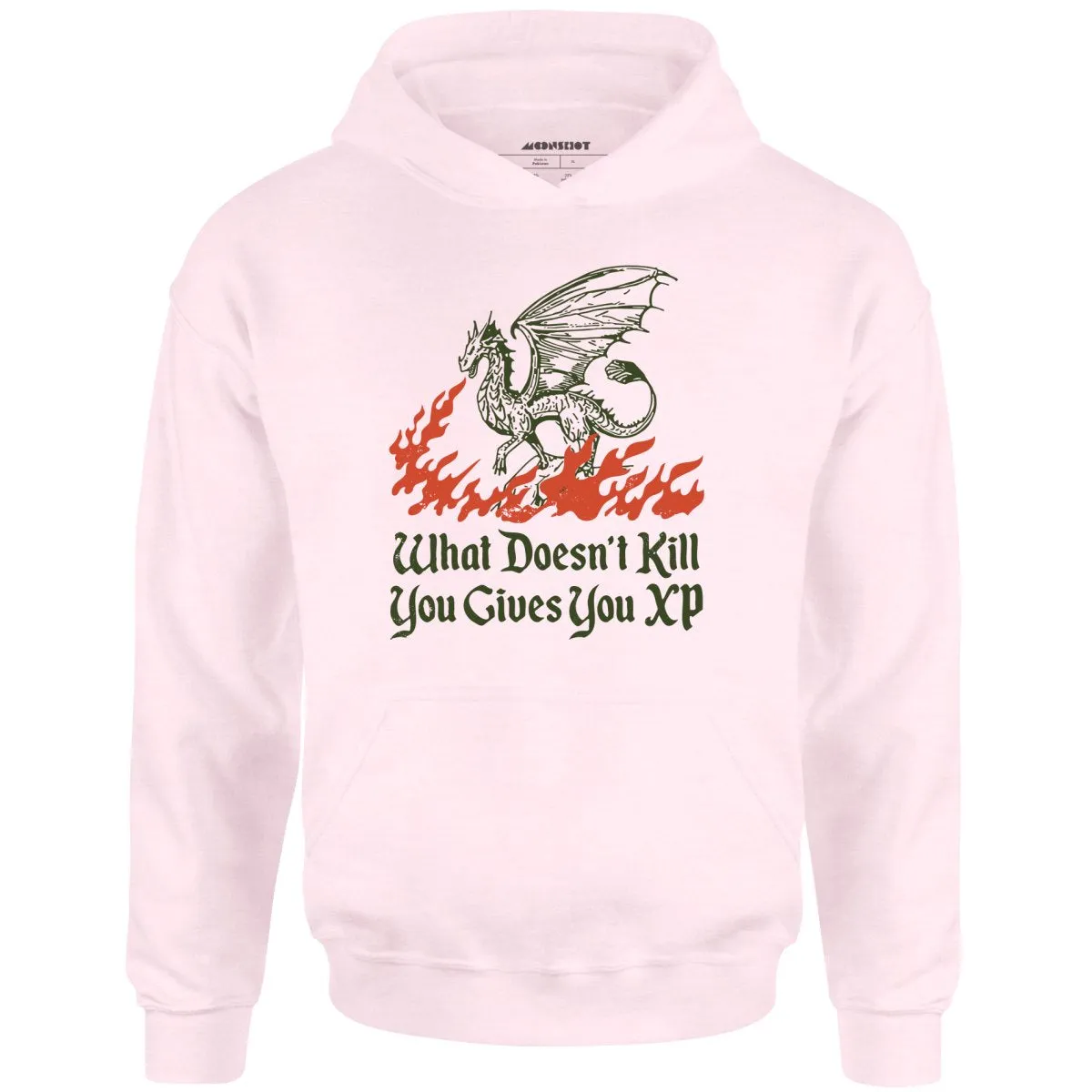 Unisex Hoodie - What Doesnt Kill You Gives You XP Motivational Gamer Sweatshirt