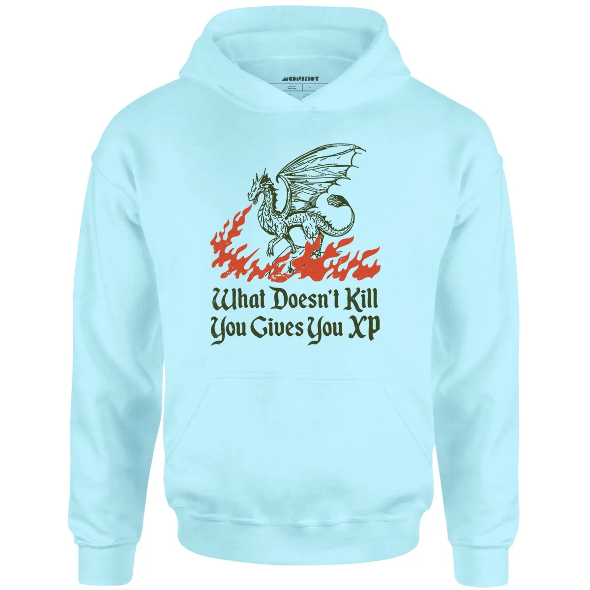 Unisex Hoodie - What Doesnt Kill You Gives You XP Motivational Gamer Sweatshirt