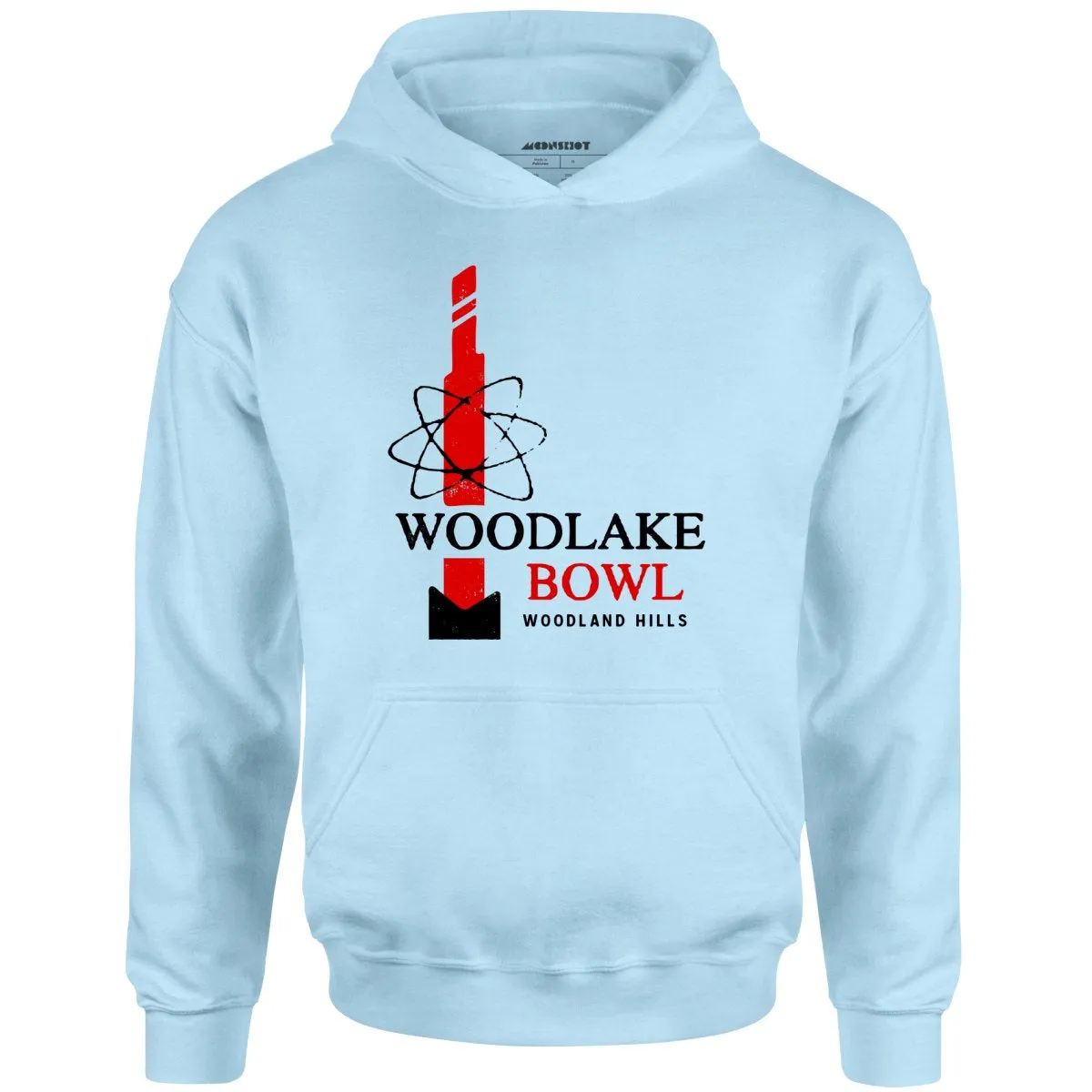 Woodlake Bowl - Woodland Hills, CA - Vintage Bowling Alley - Unisex Hoodie