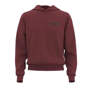 Wrangler Men's Burgundy Buffalo Graphic Hoodie