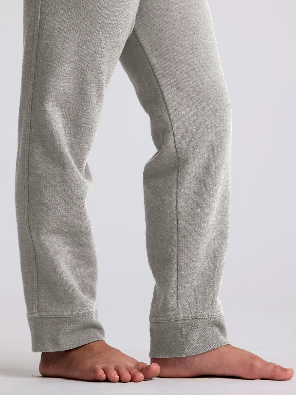 Youth Fleece Jogger - Light Heather Grey